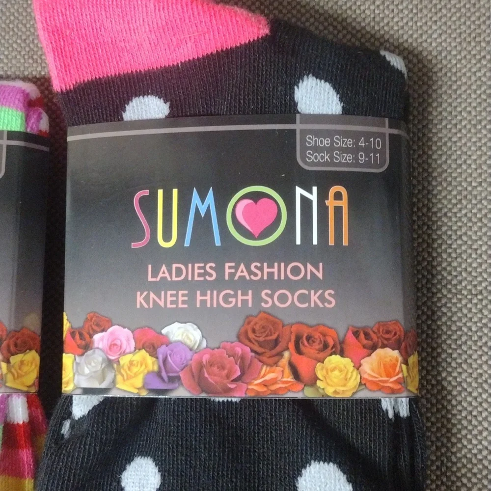 SUMONA Knee High Socks Bundle Of 2